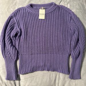 NWT Purple Knit Sweater